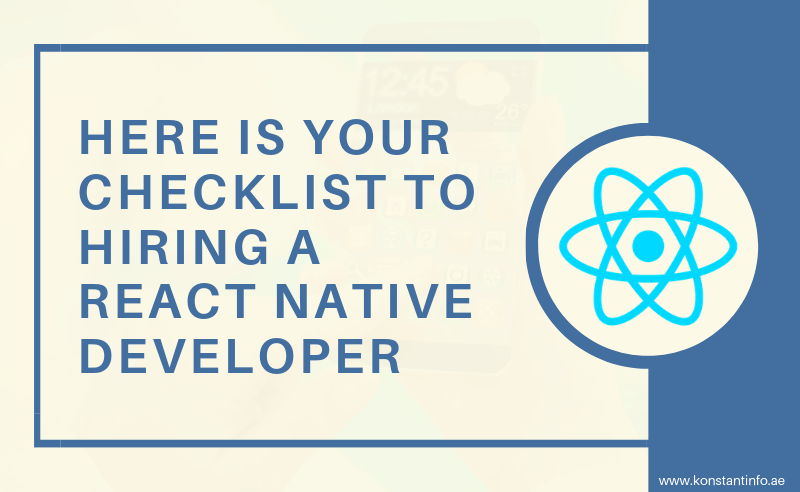 react native developer