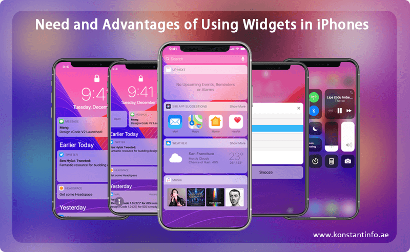 Need and Advantages of Using Widgets in iPhones